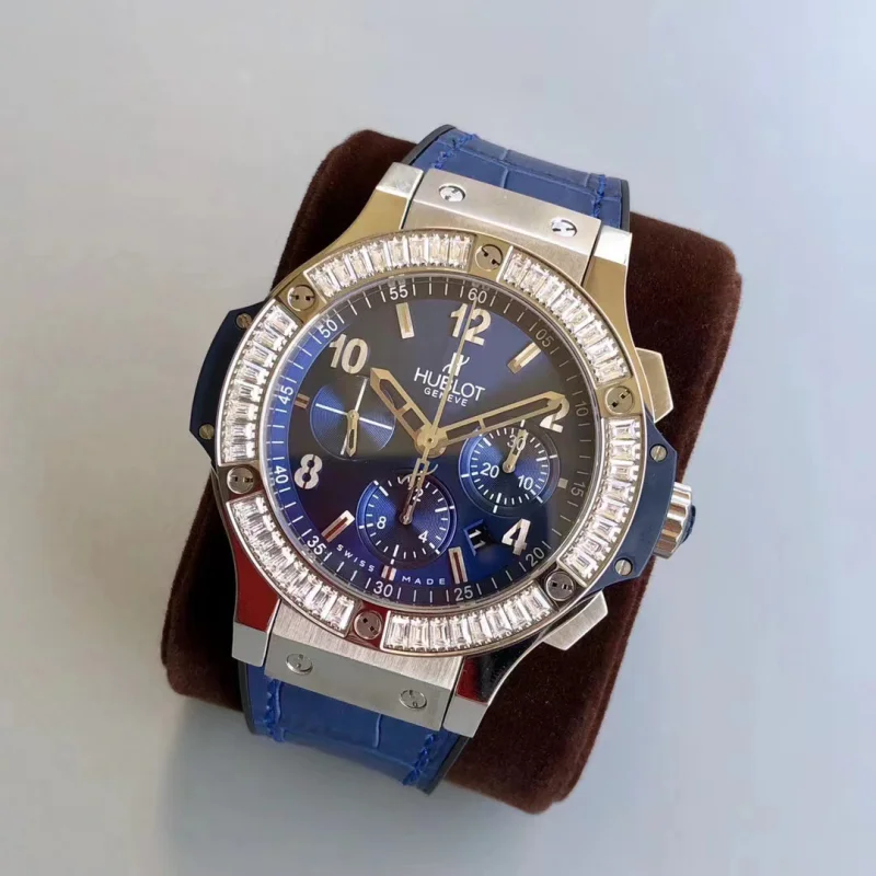 ウブロスーパーコピー時計専用 ブルー ビッグバン45mm ステンレス スチール412.790XM.200[1]