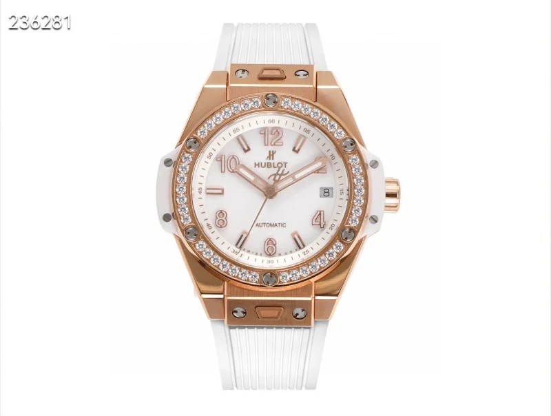 ダイヤモンド HUBLOTブランドコピー時計 ビッグバン ワンクリック キングゴールド 465.OE.2080.RW.1204