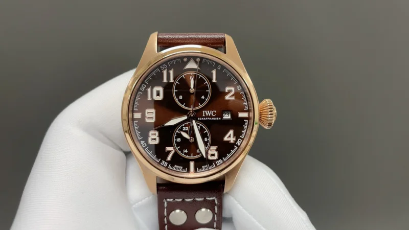 新作 IWC パイロットシリーズ IW51584 ロングパワームーンフェイズ自動巻き時計[3]