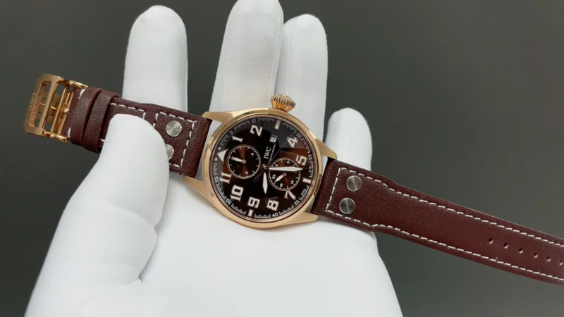 新作 IWC パイロットシリーズ IW51584 ロングパワームーンフェイズ自動巻き時計[4]