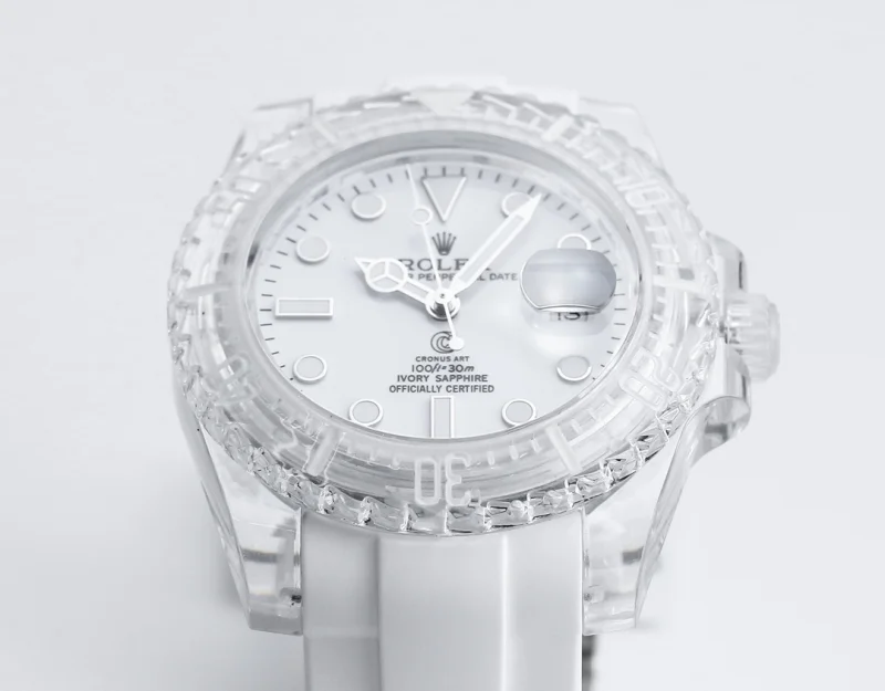 ROLEX & PHANTOMLAB コラボレーション クリスタルレプリカ腕時計 66829m[1]