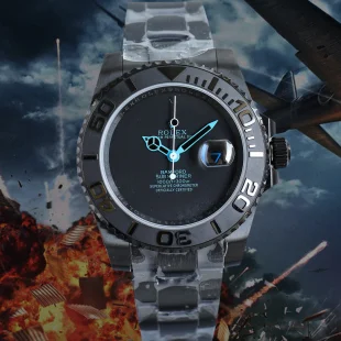 高級腕時計コピー 第3世代BLAKEN改造ロレックス サブマリーナ ナイトブラック 208793V