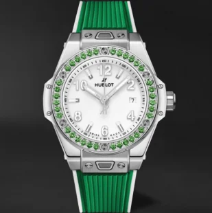 レディース新品 ウブロ ビッグ・バン 485.SG.2210.RX.1222 ワンクリック ジョイフル スチール33mm