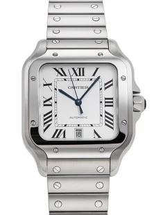 カルティエコピー時計旗艦店 WSSA0018 サントス ドゥ シルバー メンズ 新作掲載