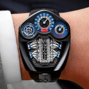 希少腕時計ジェイコブとブガッティのコラボレーションモデルBU300.21.AA.AA.B