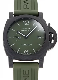 グリーン パネライ ルミノール クアランタ 40mm 自動巻き PAM01526