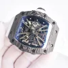 最高リシャール・ミルコピー RM12-01 トゥールビヨン カーボンファイバーとクォーツファイバー (5)