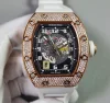 ブランド リシャール・ミル ダイヤモンド 自動巻き RM030 AL TI (1)