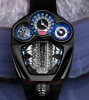 希少腕時計ジェイコブとブガッティのコラボレーションモデルBU300.21.AA.AA.B (3)
