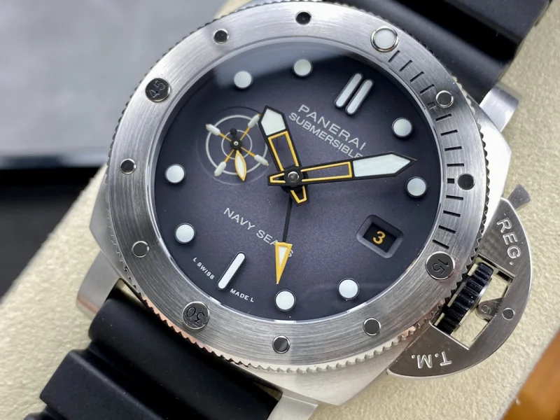 VS工場出品 パネライ サブマーシブル Gmt ネイビーシールズ PAM01323