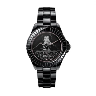 シャネルレプリカ腕時計 マドモアゼル J12 BLUSH キャリバー 12.1 38mm H10313