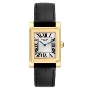 CARTIERメンズ 時計N級品 タンク アビス W1529451 シルバー