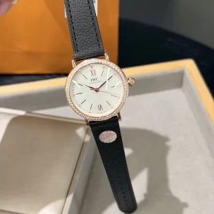 【結婚祝い】ポルトフィーノ ダイヤベゼルIWC コピー時計 ホワイトサンバースト文字盤 IW357406