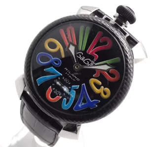 ガガミラノ マニュアーレ48mm 手巻き スモールセコンド メンズ 5015S コピー 腕時計