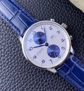 ブルー IWCポルトギーゼ高級 レプリカ クロノグラフIW371620 41mm CAL.69355ムーブメント