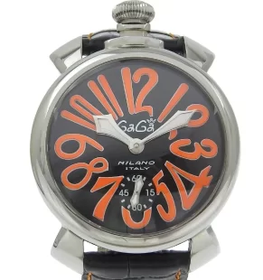 ガガミラノ マニュアーレ48mm 手巻き スモールセコンド メンズ 5010.11S コピー 腕時計