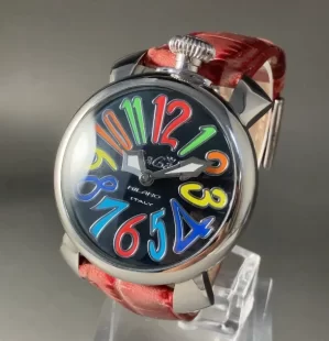 ガガミラノ マニュアーレ40mm レッド/シェル ボーイズ 5020.2 コピー 腕時計
