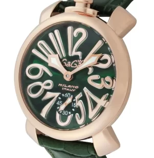 ガガミラノ マニュアーレ48mm 手巻き スモールセコンド PGPグリーン メンズ 5011.04S コピー 腕時計