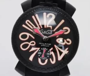 ガガミラノ マニュアーレ48mm 手巻き スモールセコンド ラバー メンズ 5016.9 コピー 腕時計