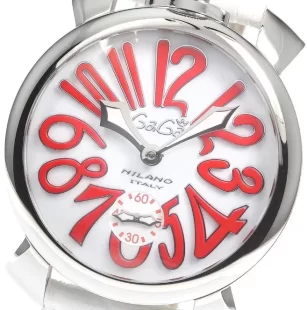 ガガミラノ マニュアーレ48mm 手巻き スモールセコンド メンズ 5010.14S コピー 腕時計