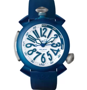 高級 ガガミラノ ダイビング48mm チタン オートマチック ラバー ブルー/ メンズ 5043 時計