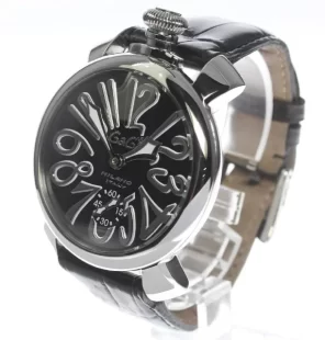 ガガミラノ マニュアーレ48mm 手巻き スモールセコンド メンズ 5010.04S コピー 腕時計