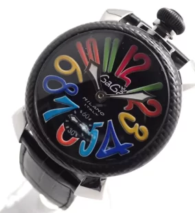 ガガミラノ マニュアーレ48mm 手巻き スモールセコンド メンズ 5015S コピー 腕時計