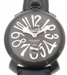 ガガミラノ マニュアーレ48mm 手巻き スモールセコンド ダークブラウン メンズ 5012.04S コピー 腕時計