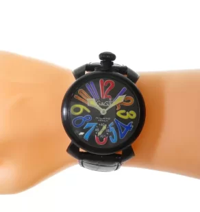 ガガミラノ マニュアーレ48mm 手巻き スモールセコンド メンズ 5012.03S コピー 腕時計