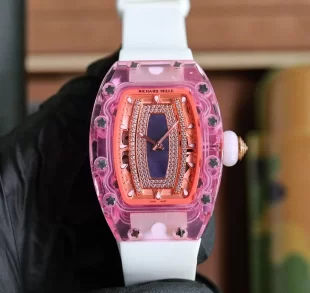 ピンクの透明ケース リシャール・ミル RM 07-02 美品 ピンクサファイア