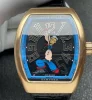 ABF工場 フランクミュラーレプリカ 新作 ポパイ ヴァンガード V45 ブラック ローズゴールド 44mm (4)
