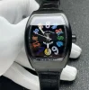 ABF工場 スーパーコピー時計フランクミュラー ポパイ ヴァンガード V45 ブラック 44mm FM800 (1)