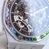 オーデマ・ピゲ ロイヤルオーク 15412BC フロストゴールド レインボーサファイア15407BC.OO.1225BC.01 (5)