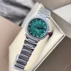 ブルガリ LVCEA 33mm マラカイト文字盤 クォーツレディースジュエリー103919 (2)