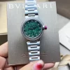 ブルガリ LVCEA 33mm マラカイト文字盤 クォーツレディースジュエリー103919 (9)