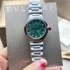 ブルガリ LVCEA 33mm マラカイト文字盤 クォーツレディースジュエリー103919 (10)