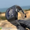 リシャールミルRM035‑01コピー高級腕時計スケルトンムーブメント 天然ラバーベルト 芸能人愛用ハイエンド (5)