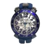 ガガミラノ クロノ48mm ラバー ブルー/ メンズ6053.1 コピー 腕時計 (1)