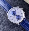 ブルー IWCポルトギーゼ高級 レプリカ クロノグラフIW371620 41ｍｍ CAL.69355ムーブメント (1)