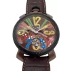 ガガミラノ マニュアーレ48mm 手巻き スモールセコンド ブラウン メンズ 5016.5 コピー 腕時計 (1)