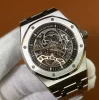 APS工場最高級オーデマピゲコピー時計 ロイヤルオーク ダブルバランスホイール15407ST.OO.1220ST.01 (2)