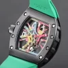ブランド リシャール ミルスーパーコピー時計 グリーンラバー RM 68-01 トゥールビヨン (7)
