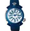 高級 ガガミラノ ダイビング48mm チタン オートマチック ラバー ブルー/ メンズ 5043 時計 (1)