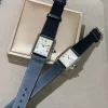 カルティエ WSTA0107 タンクマスト SM マザーオブパール文字盤 黒サテンベルト 腕時計 (5)