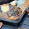 サーモンカラー レディース オーデマピゲ ロイヤルオーク 9015ムーブメント15451OR.YY.1256OR.01 (6)