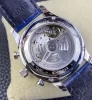 ブルー IWCポルトギーゼ高級 レプリカ クロノグラフIW371620 41ｍｍ CAL.69355ムーブメント (5)