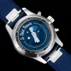 IWC パイロット7750 自動巻き クロノグラフ ブルー文字盤 ラバーベルトIW388120 (6)