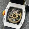 人気NO.1 リシャールミルスーパーコピーブランド時計 RM88 オートマティック トゥールビヨンスマイリー セラミックス (5)