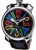 ガガミラノ マニュアーレ48mm 手巻き スモールセコンド ダークブルー/ メンズ 5510.1 コピー 腕時計 (1)