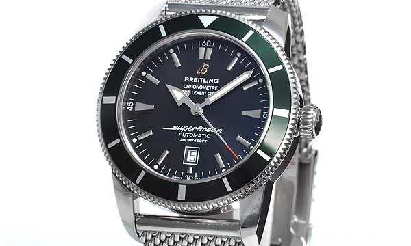 (BREITLING)腕時計ブライトリング 人気 コピー計 スーパーオーシャンヘリテージ46 グリーンエディション A172BGROCA